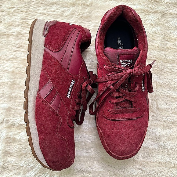Reebok Womens Classic Harman steel toe Work Sneaker Red Size 8.5 - Picture 1 of 7